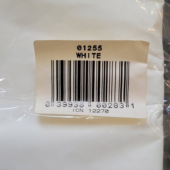 Plastic Disposable Table Cover Touch of Color White 108" L x54" W for Large Area - Picture 4 of 5